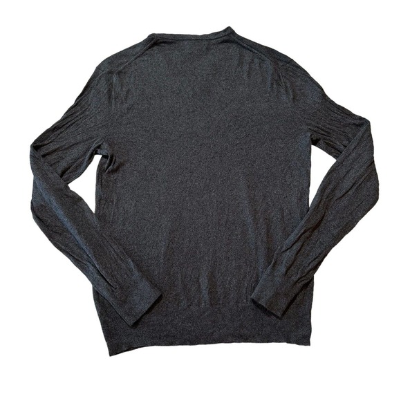 Banana Republic Sweater‎ Men’s Medium Navy Blue Silk Cashmere Luxury Blend - Picture 8 of 8